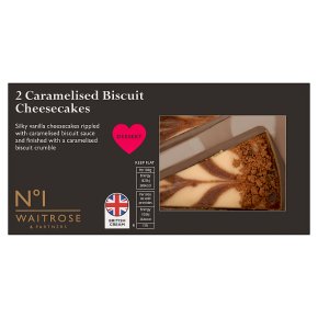 No.1 2 Caramlised Biscuit Cheesecakes