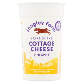 Longley Farm Yorkshire Cottage Cheese Pineapple