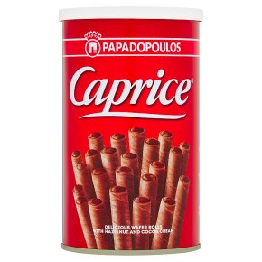 Caprice Wafer Rolls 115g