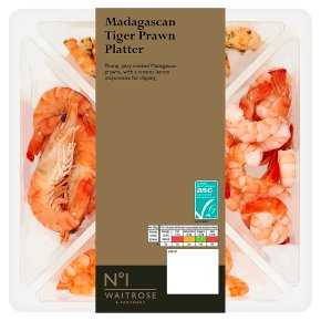 No.1 Madagascan Tiger Prawn Platter
