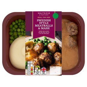 Waitrose Swedish Style Meatballs & Mash
