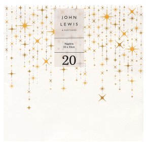 Talking Tables Celebration Stars Napkins 33cm 20 pack