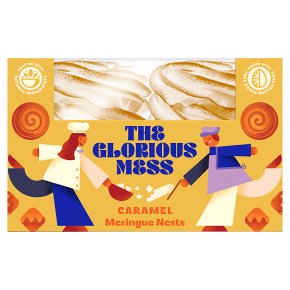 The Glorious Mess Caramel Meringue Nests