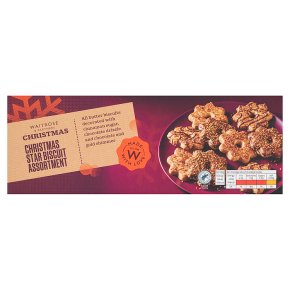 Waitrose Christmas Star Biscuit Assortment