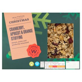Waitrose Christmas Cranberry, Apricot and Orange Stuffing