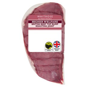 Waitrose British Beef Top Rump Roasting Joint