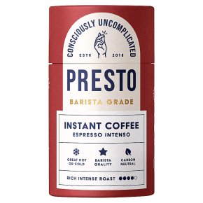 Presto Intenso Espresso Barista Grade Instant Coffee