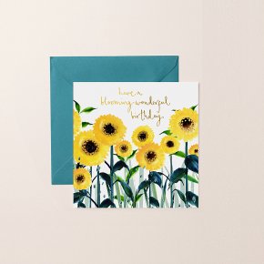 Birthday Sunflowers Card