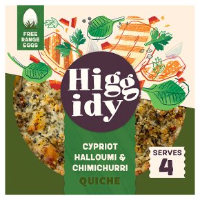 Higgidy Cypriot Halloumi & Chimichurri Quiche