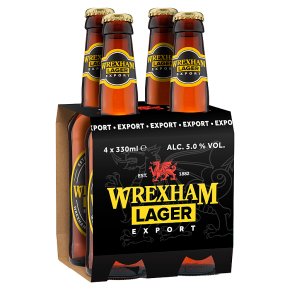 Wrexham Lager 4x330ml Export