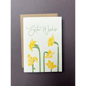 Daffodills, Happy Easter Card