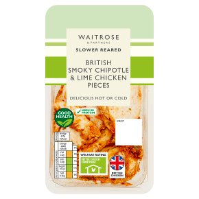 Waitrose British Smoky Chipotle & Lime Chicken Pieces
