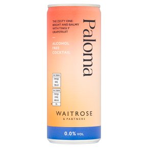 Waitrose Non-Alcoholic Paloma Cocktail Can