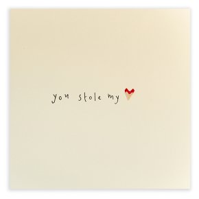 Stole My Heart Valentine's Day Card