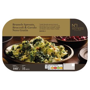 No.1 Brussels Sprouts, Broccoli & Cavolo Nero Gratin