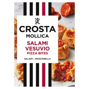 Crosta Mollica Salami Vesuvio Pizza Bites