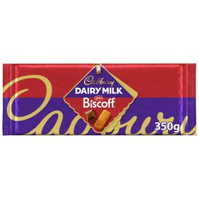 Cadbury Dairy Milk Chocolate & Biscoff Bar