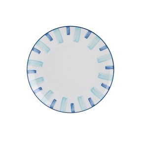 Curate Sunkissed Blue Stripe Side Plate