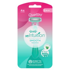 Wilkinson Sword Intuition Quattro Smooth Disposable 3s