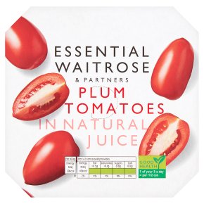 Essential Plum Tomatoes in Natural Juice