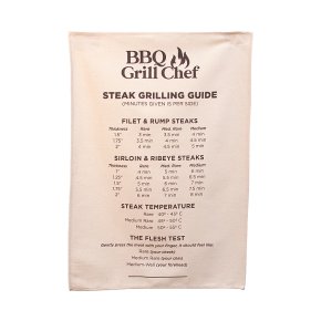 BBQ Grill Chef Tea Towel