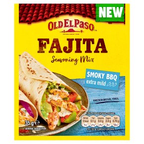 Old El Paso Fajita Seasoning Mix Smoky BBQ Extra Mild