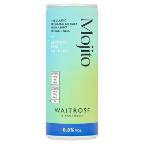 Waitrose Non-Alcoholic Mojito Cocktail Can