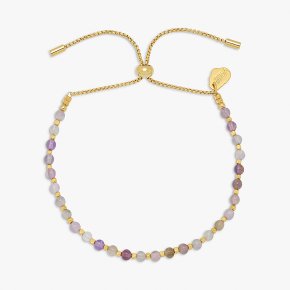 Estella Bartlett Amelia beaded amethyst bracelet