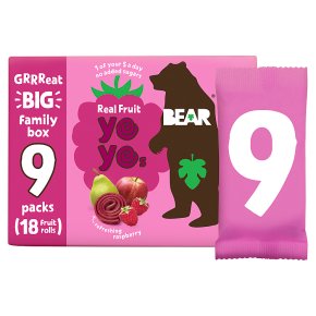 BEAR Yoyo Raspberry 9 Pack