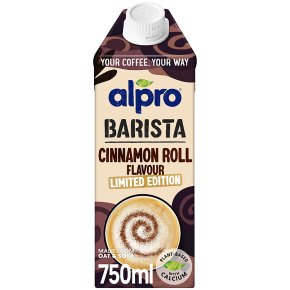 Alpro Barista Cinnamon Roll Flavour Limited Edition