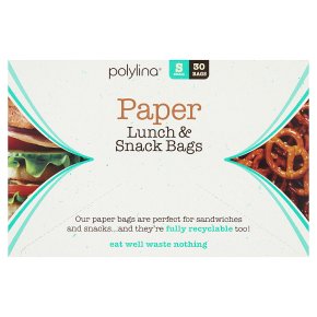 Polylina Paper Lunch & Snack Bags
