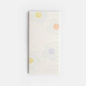 Caroline Gardner Multi Flower Natural List Pad