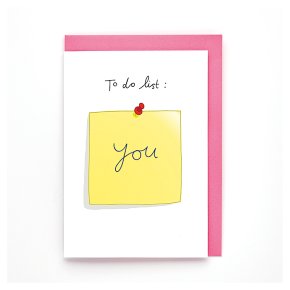To Do List Valentine's Day Card