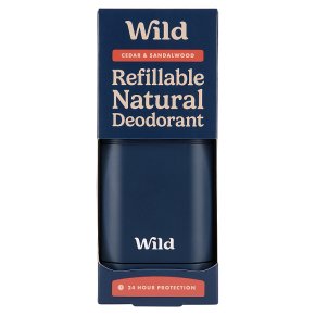 Wild Navy Case and Sandalwood & Cedar Deodorant Refill