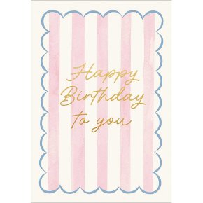 Pink And White Stripe