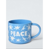 Peace Wax Resist Mug