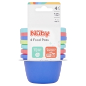 Nuby Food Storage Pots with Lids