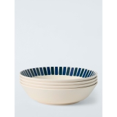 John Lewis Rustic Pasta Bowl, 4 Pack