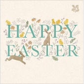 Happy Easter Animals Card