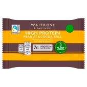 Waitrose High Protein Peanut and Cocoa Ball