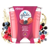 Glade Small Scented Candle Bubbly Berry Splash
