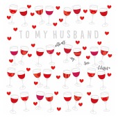 Wine Glasses Valentine's Day Card