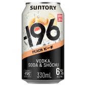 -196 Peach Shochu, Vodka & Soda Can
