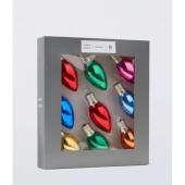 9pc Light Bulb Baubles