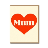 Heart Mum Mother's Day Card