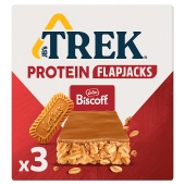 TREK Protein Flapjacks Lotus Biscoff 3 Bars