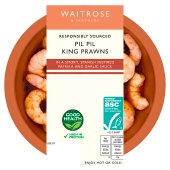 Waitrose ASC Pil Pil King Prawns