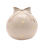 13cm LED Porcelain Bauble