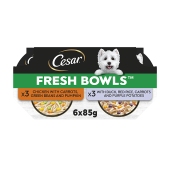 Cesar Fresh Bowls Chicken & Duck Selection in Gravy