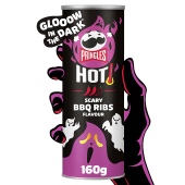 Pringles Hot Smokin BBQ Ribs Flavour Crisps